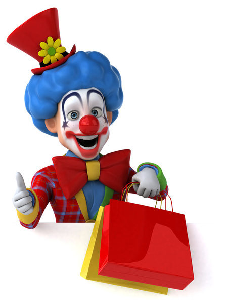 Fun cartoon clown - Φωτογραφία, εικόνα