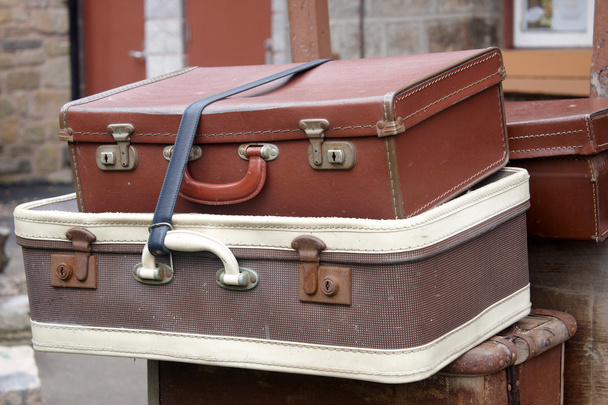 oude stijl koffers - Foto, afbeelding