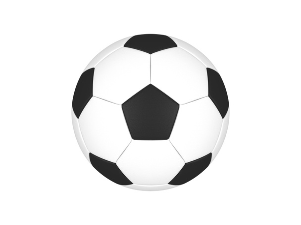 Pallone da calcio isolato su sfondo bianco - Foto, immagini