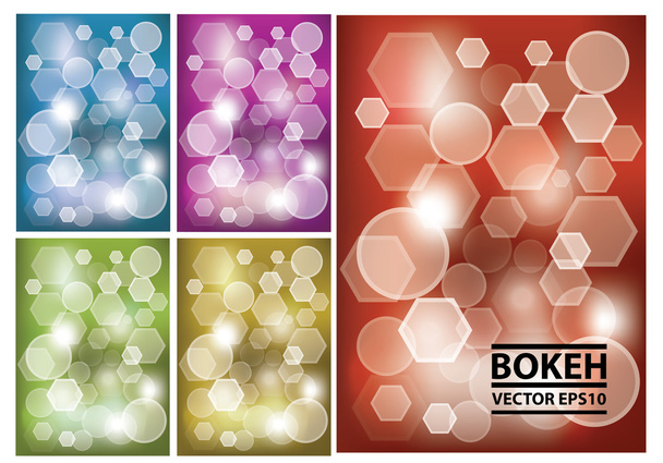 Bokeh lumières fond
 - Vecteur, image