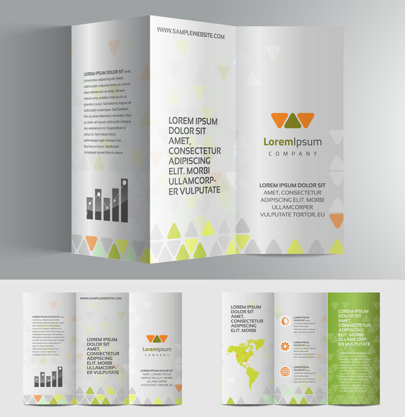 Diseño de folleto de negocios elegante
 - Vector, imagen