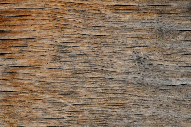 Panneau vieilli décoloré en bois vintage avec fissures, contrôles et défauts
 - Photo, image