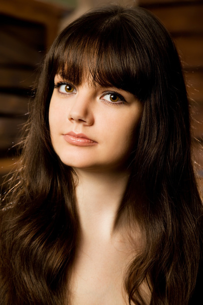 Beautiful young woman brunette woman - Foto, Imagen