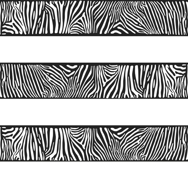 Stripes of zebras - Vector, Image