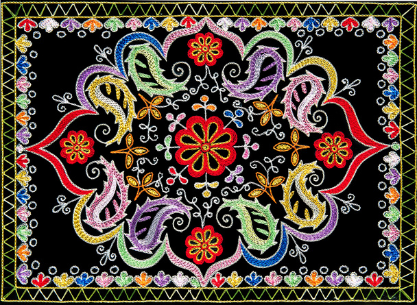 Azerbaidschanischer Teppich - Foto, Bild