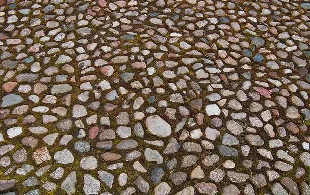 Stenen blokken in de loopbrug - Foto, afbeelding