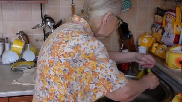 Γιαγιά στην κουζίνα - Πλάνα, βίντεο
