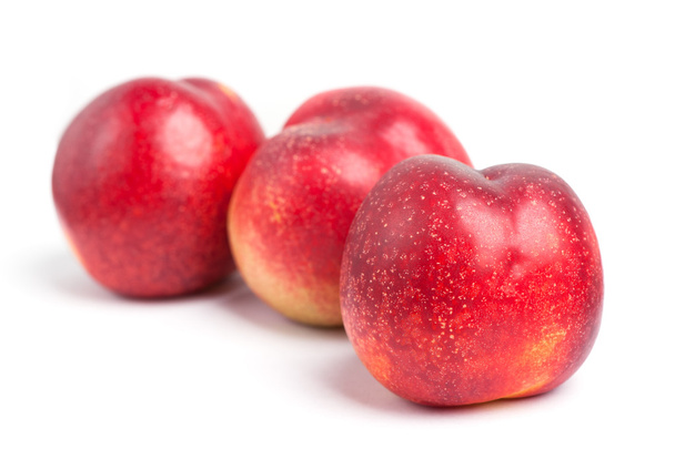 Nectarinas frescas maduras
 - Foto, imagen