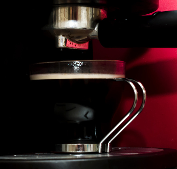 Kahve makinesi espresso kahve yapma - Fotoğraf, Görsel