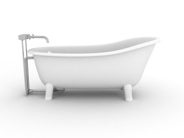 Modern white bathtub - Photo, Image