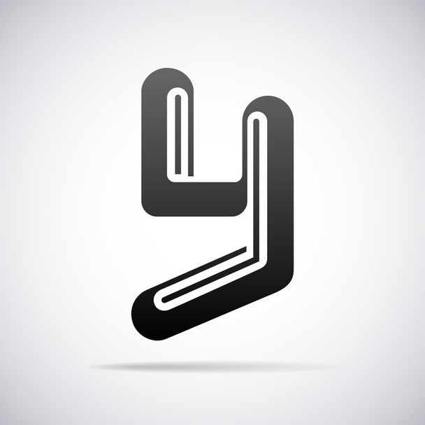 Vector logo for letter Y. Design template - Вектор,изображение