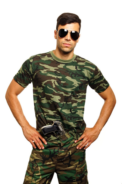 Young military man - Foto, Bild