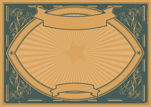 Affiche horizontale Grunge Arrière-plan
 - Vecteur, image