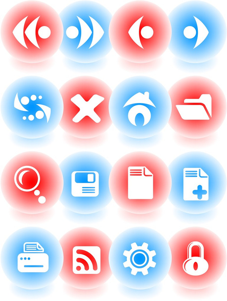 Browser icons - Vektor, kép