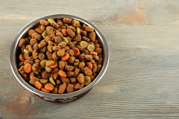 Dog food in bowl - Fotó, kép