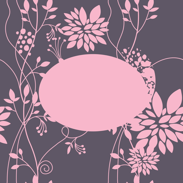 Floral background with place for your text - Vektor, obrázek