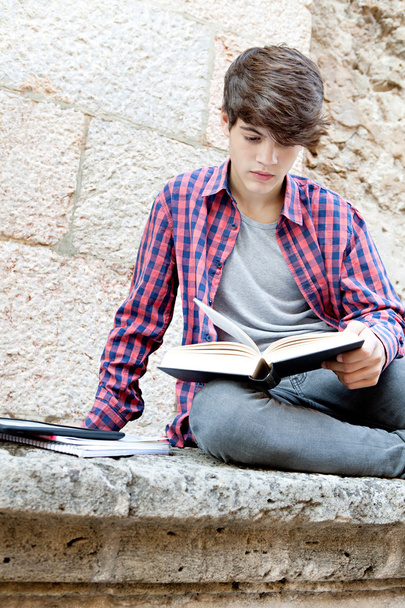 boy reading a book - Photo, Image
