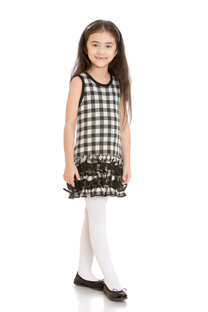 Fashionable little girl - Φωτογραφία, εικόνα