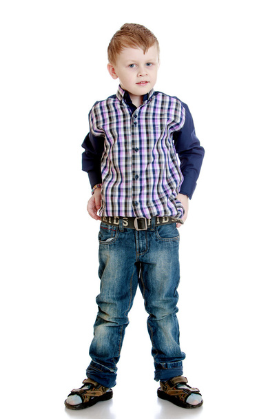 Cheerful little boy - Foto, afbeelding