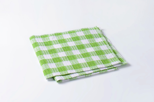 Zelený a bílý čaj ručník - Fotografie, Obrázek