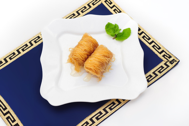 Turkish dessert baklava, also well known as middle east sweets - Photo, Image