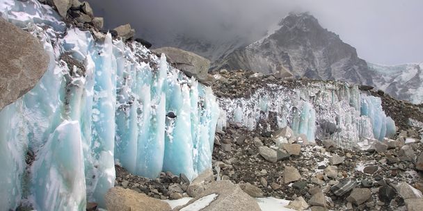 A gleccser kristályjegje - Fotó, kép