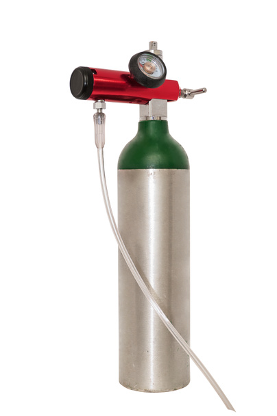 κύλινδρος φορητή οξυγόνου για ιατρική χρήση - Φωτογραφία, εικόνα