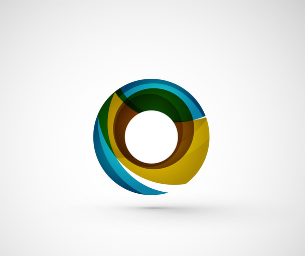 Abstract geometric company logo ring, circle - Vektori, kuva