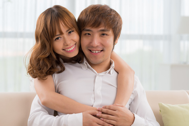 Beautiful Vietnamese couple - Фото, зображення