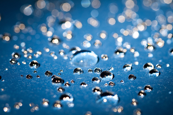 Clean water drops macro - Фото, зображення