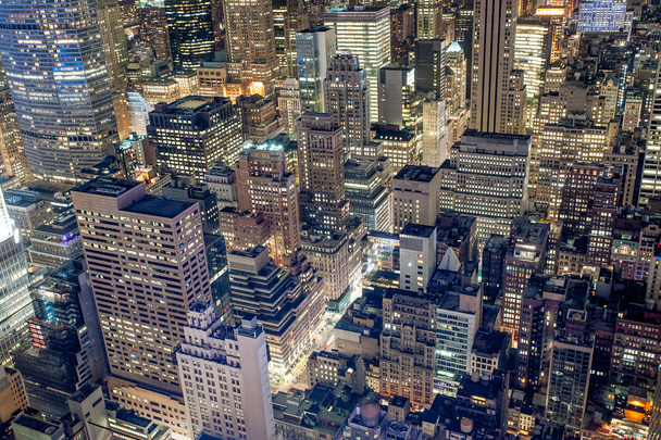 Manhattan Midtown a szikla tetejéről - Fotó, kép