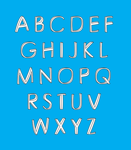 alphabet. Design elements  - Vektori, kuva
