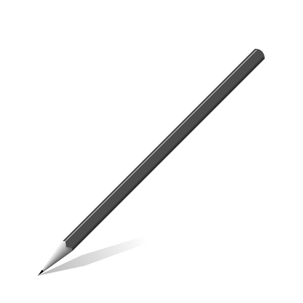 Γκρι μολύβι γραφίτη - Διάνυσμα, εικόνα