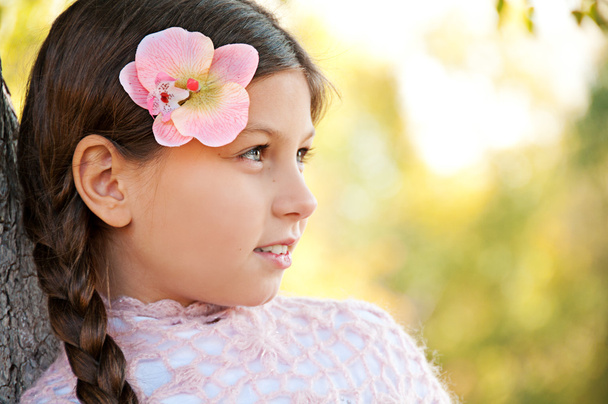 Portrait of a beautiful little girl. - Photo, Image