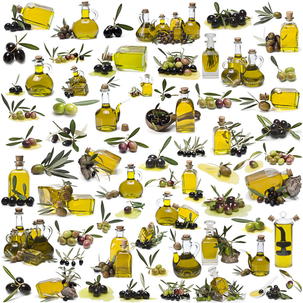 The largest set about olive oil. - Photo, Image