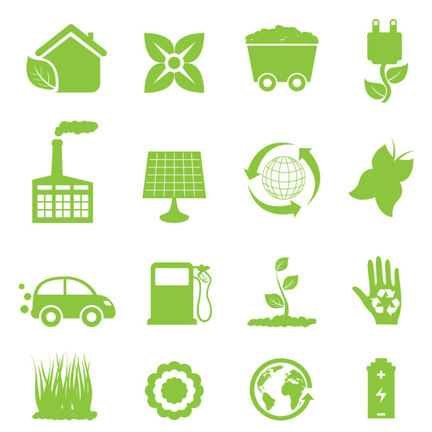 Recycling and clean energy - Vector, Image