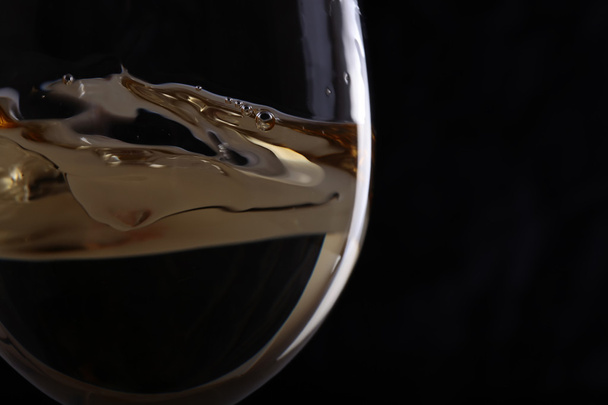 Glass with white wine - Photo, image