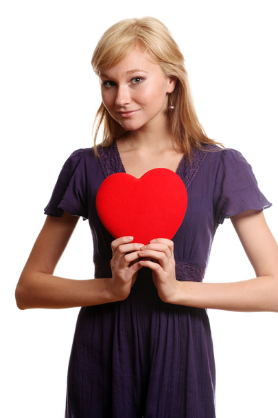 Red heart - Foto, afbeelding