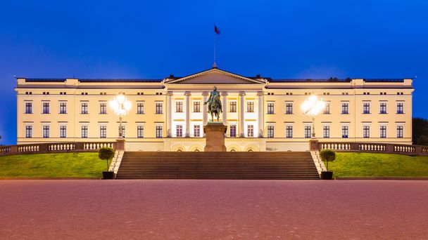 Královský palác Oslo - Fotografie, Obrázek