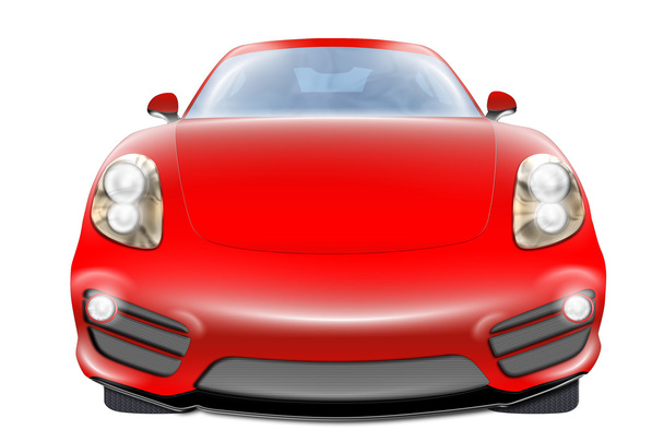 Червоний спортивний автомобіль
 - Фото, зображення