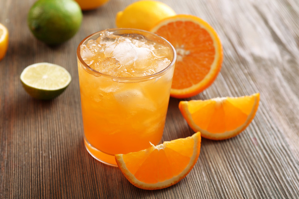 Glass of orange juice - Fotoğraf, Görsel