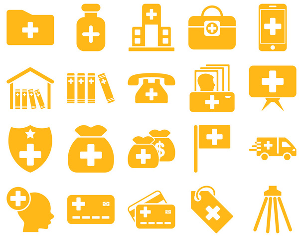 Medical icon set - Vector, afbeelding