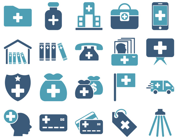 Medical icon set - Vektor, Bild