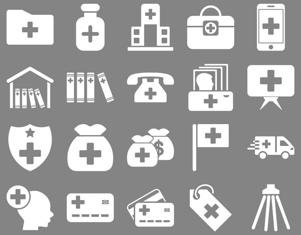Medical icon set - Vector, afbeelding
