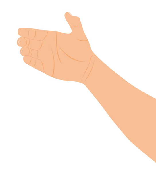 Händchenhalten - Vektor, Bild