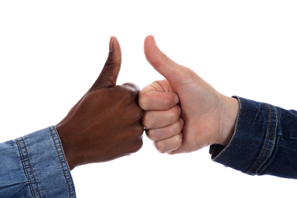 Thumbs Up Multi Racial - Фото, зображення