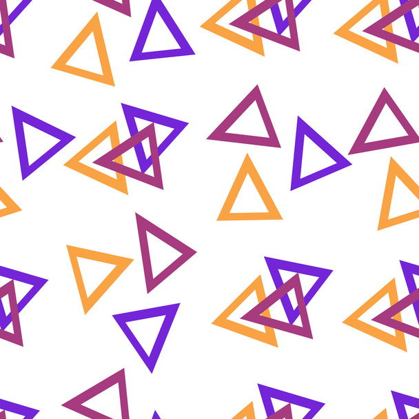 Abstract background of colored triangles. Seamless. - Vecteur, image