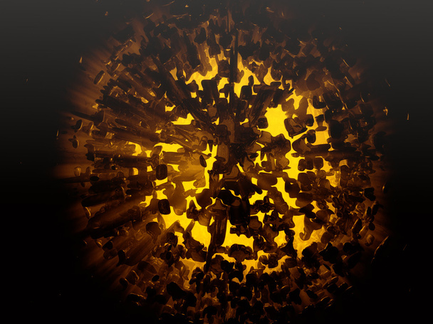 Explosion abstrakter Hintergrund - Foto, Bild