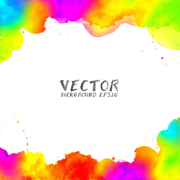 Vector of watercolor hand painted - Vektori, kuva