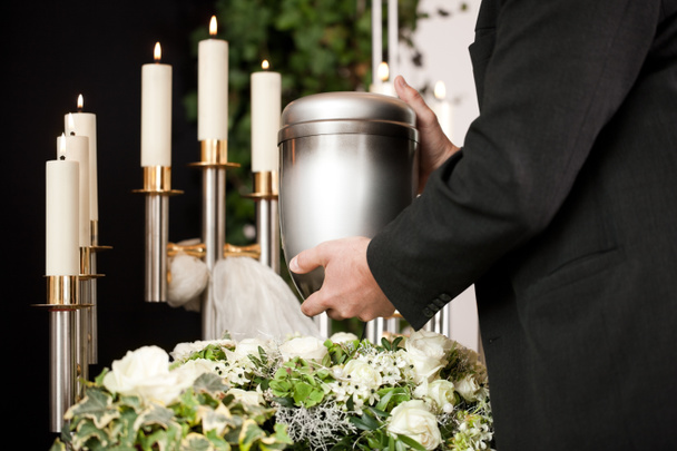 Grief - urn Funeral and cemetery - Photo, Image